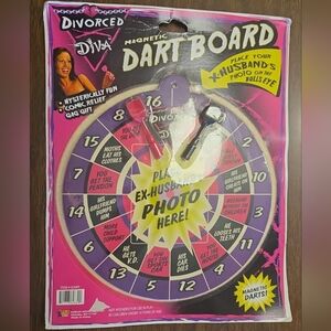 Divorced Diva Magnetic Photo Dart Board Game Divorce Party Gag Funny Novelty